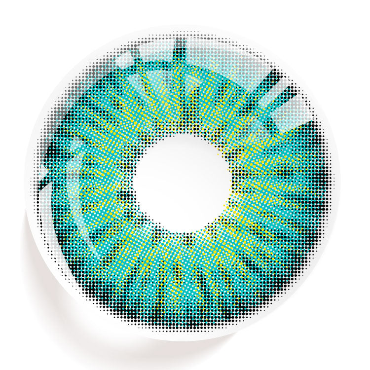 EYESFAV Forest Spark Green Contact Lenses